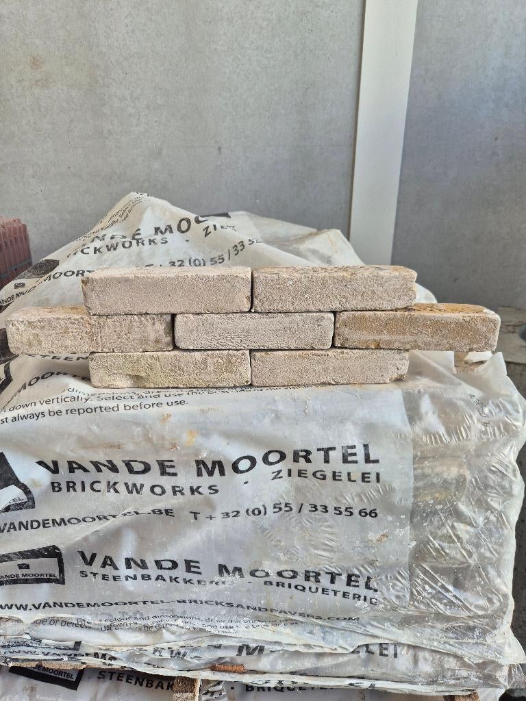 Lot de briques de parement, Bricolage & Construction, Briques, Enlèvement, Comme neuf, Briques