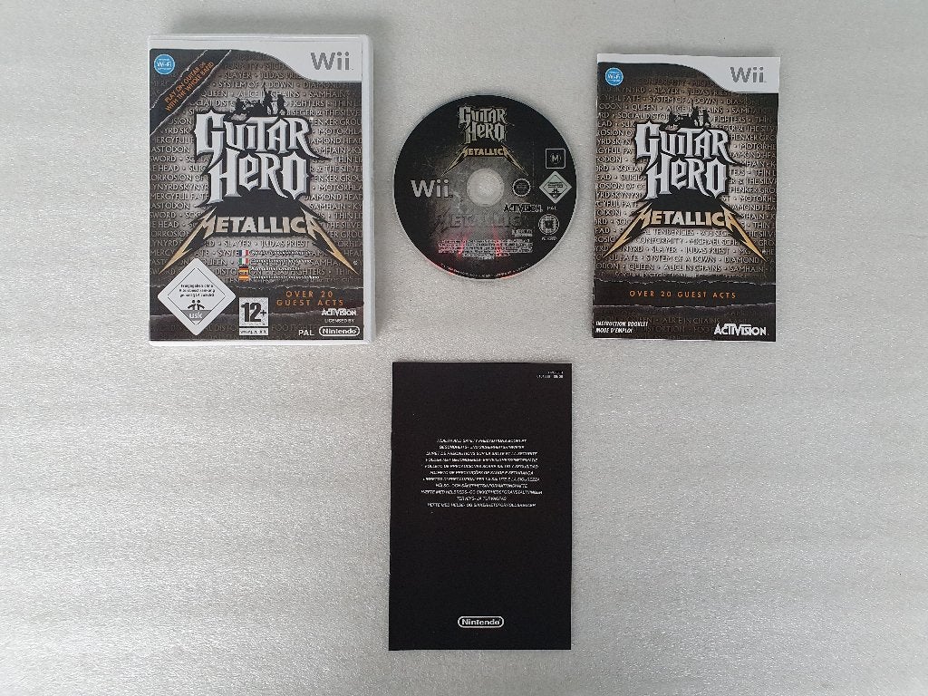 Nintendo Wii: Guitar Hero - Metallica, Consoles de jeu & Jeux vidéo, Enlèvement ou Envoi, Utilisé