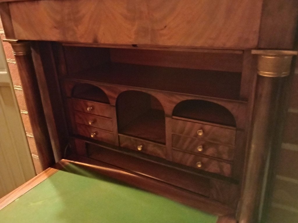 Meuble 1er Empire Secrétaire acajou CHAPUIS, Enlèvement