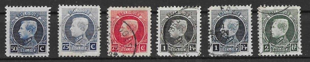 Timbres de Belgique - Albert Ier « Montenez », Envoi, Oblitéré