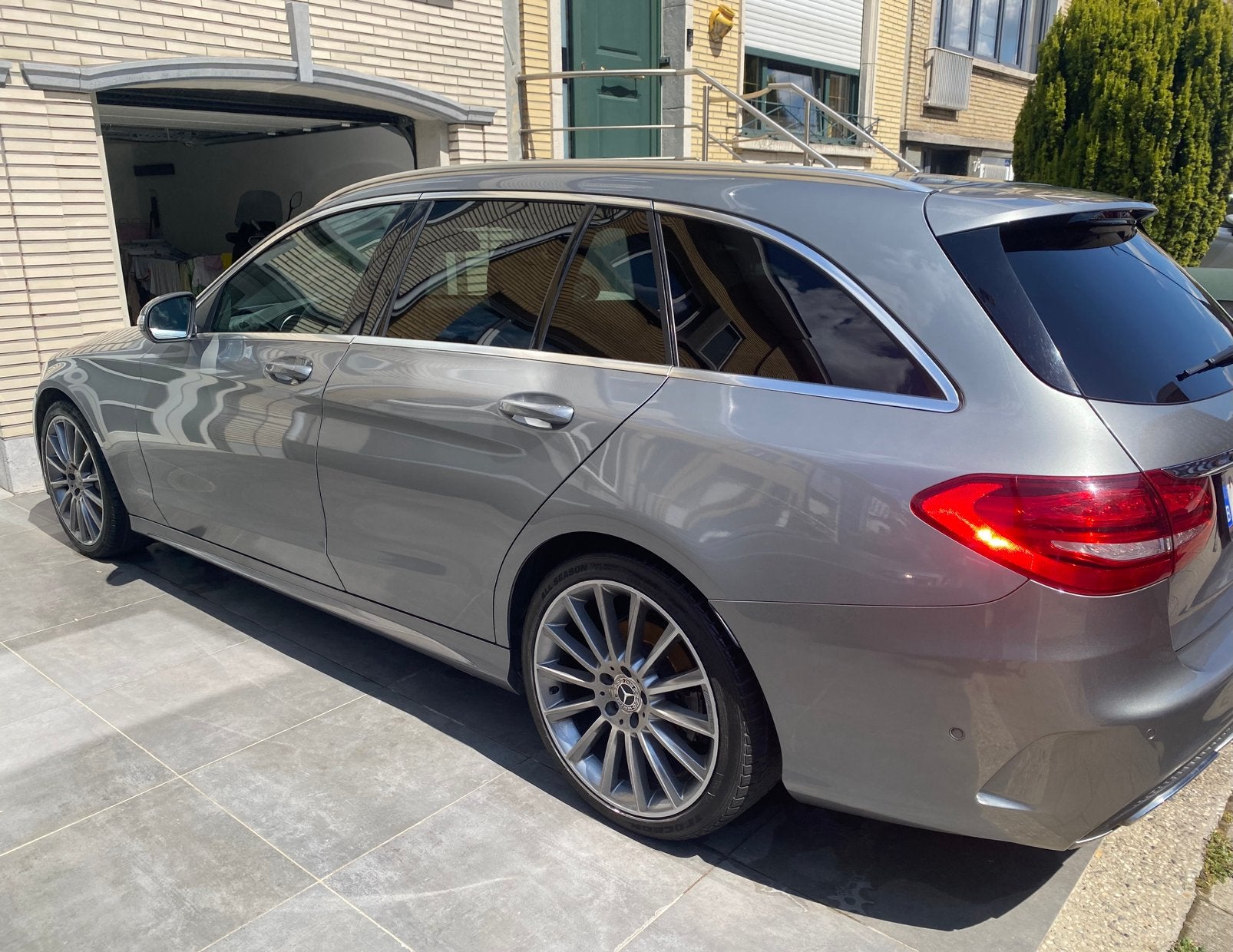 MERCEDES C220 CDI 170PK, Auto's, Automaat, Dealer onderhouden, Achterwielaandrijving, Leder