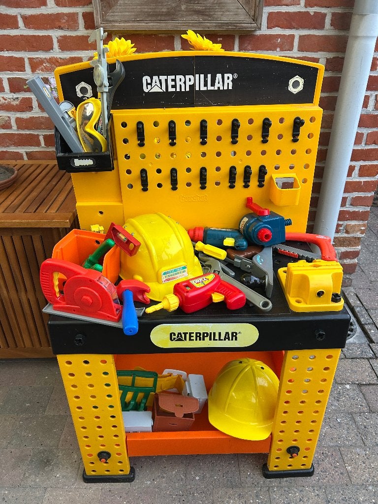 Speelgoed werkbank caterpillar, Kinderen en Baby's, Ophalen, Zo goed als nieuw