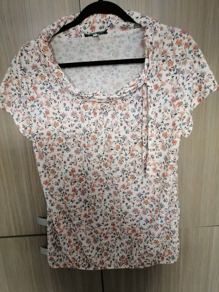 gebloemde top CASSIS mt 44, Taille 42/44 (L), Manches courtes, Enlèvement ou Envoi, Cassis