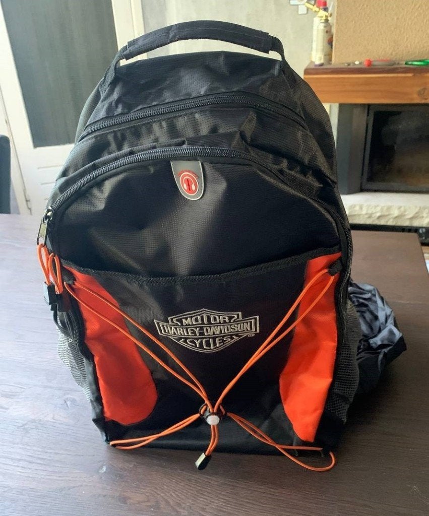 Harley Davidson rugtas, Bijoux, Sacs & Beauté, Enlèvement, Comme neuf, Étanche, 45 à 60 cm