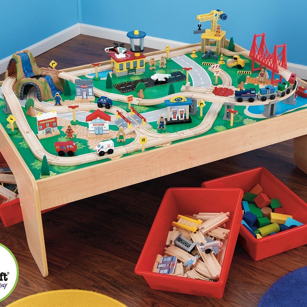 treintafel hout kidkraft, Kinderen en Baby's, Ophalen, Gebruikt