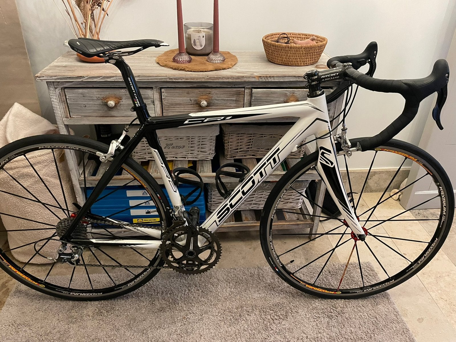 Koersfiets Scott CR-1, Fietsen en Brommers, Ophalen, Carbon, Heren, 49 tot 53 cm