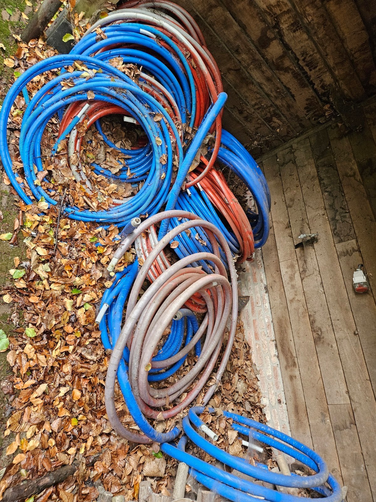 chauffage / water buizen, Ophalen