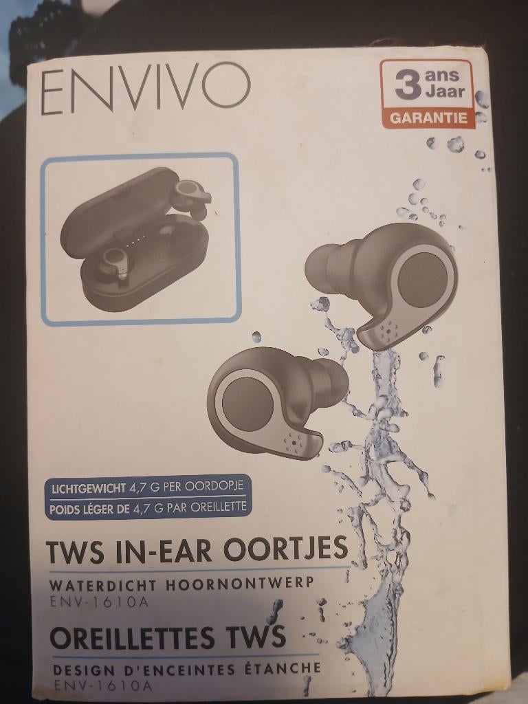 Draadloze waterdichte oortjes, kijk beschrijving!, Enlèvement, Neuf, Intra-auriculaires (Earbuds), Bluetooth