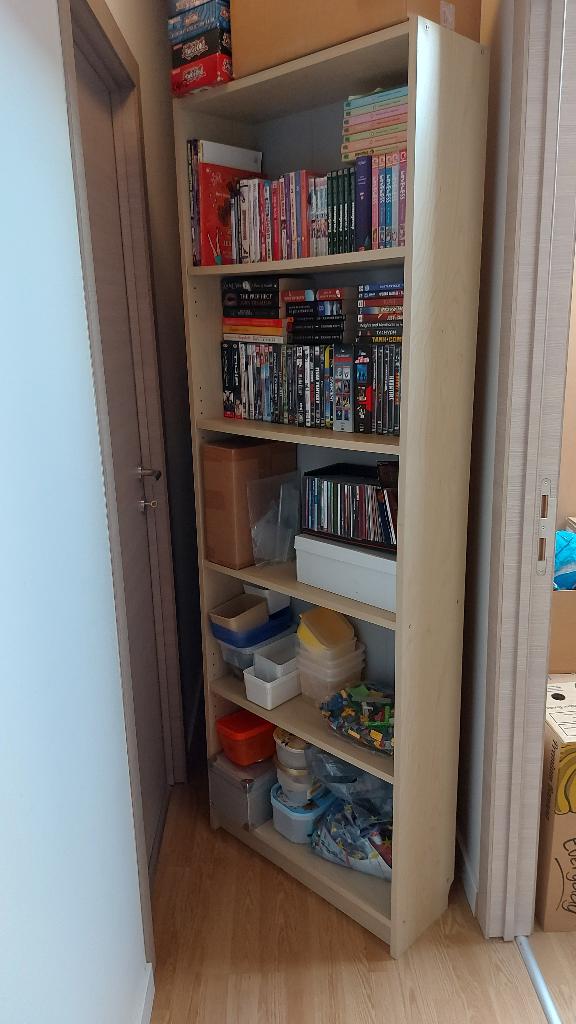 Boekenkast, Huis en Inrichting, Kasten | Boekenkasten, Ophalen, Met plank(en), Gebruikt, 50 tot 100 cm