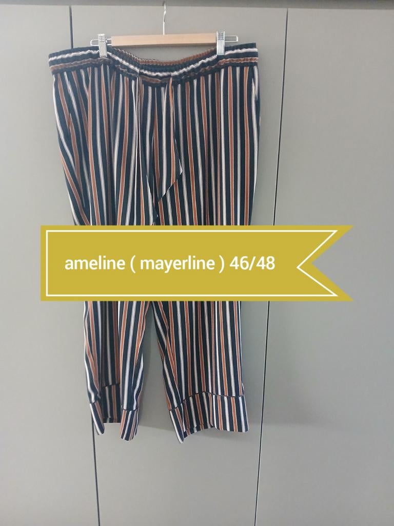 Broek ameline ( mayerline ) 46/48, Mayerline, Maat 46/48 (XL) of groter, Zo goed als nieuw, Lang
