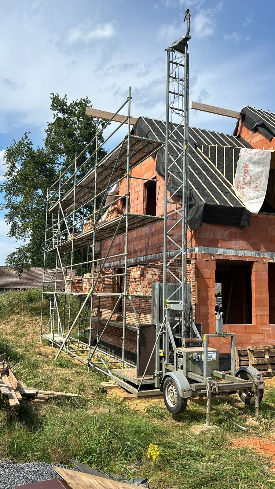 Bouwlift te koop, Bricolage & Construction, Monte-charges, Enlèvement, Comme neuf, Ascenseur de chantier