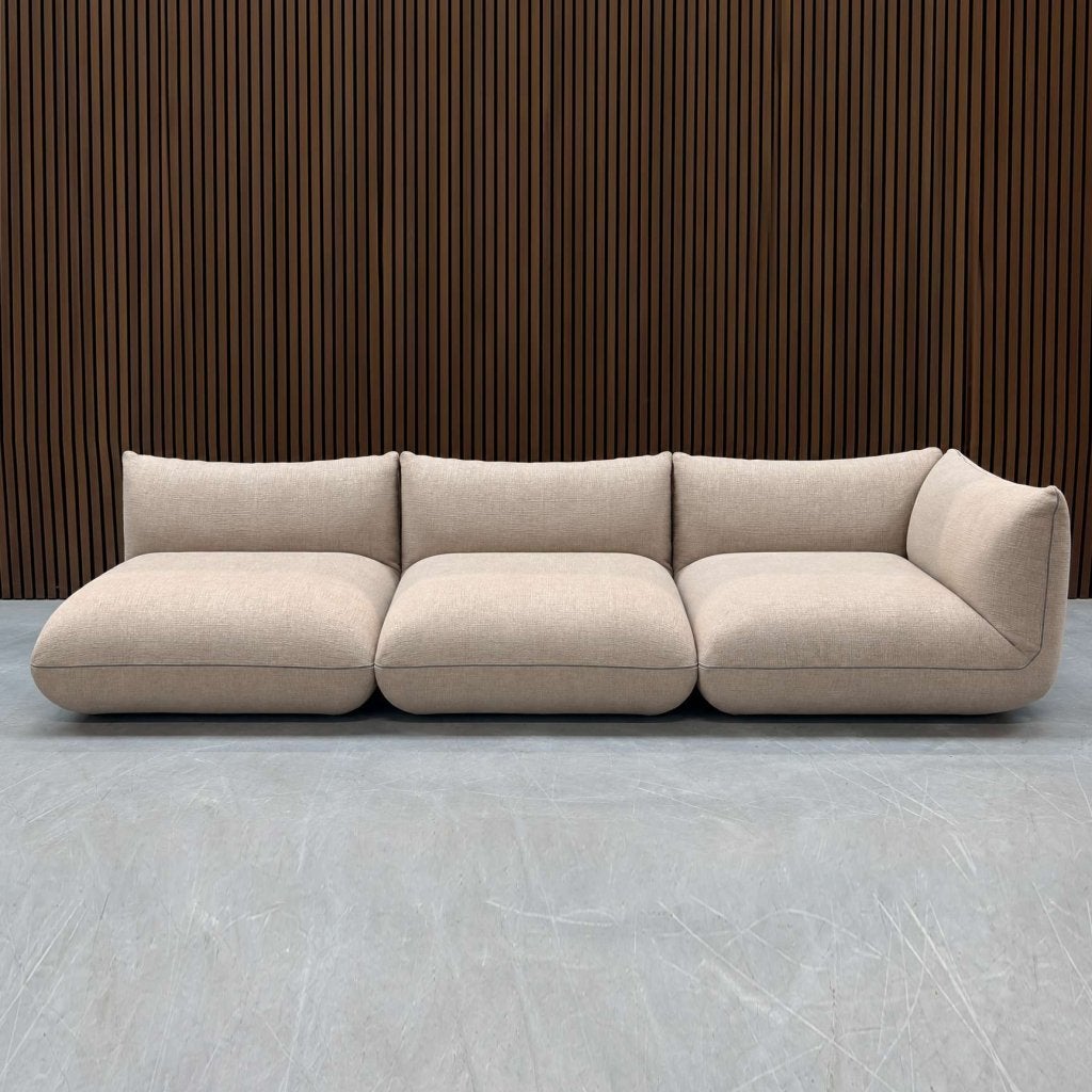 COR Jalis 3-Piece Modular Sofa – Beige Fabric, Ophalen of Verzenden