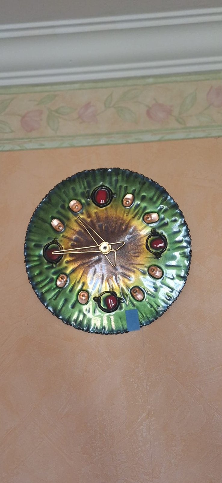 Wandklok, Handtassen en Accessoires, Broches, Ophalen of Verzenden, Zo goed als nieuw