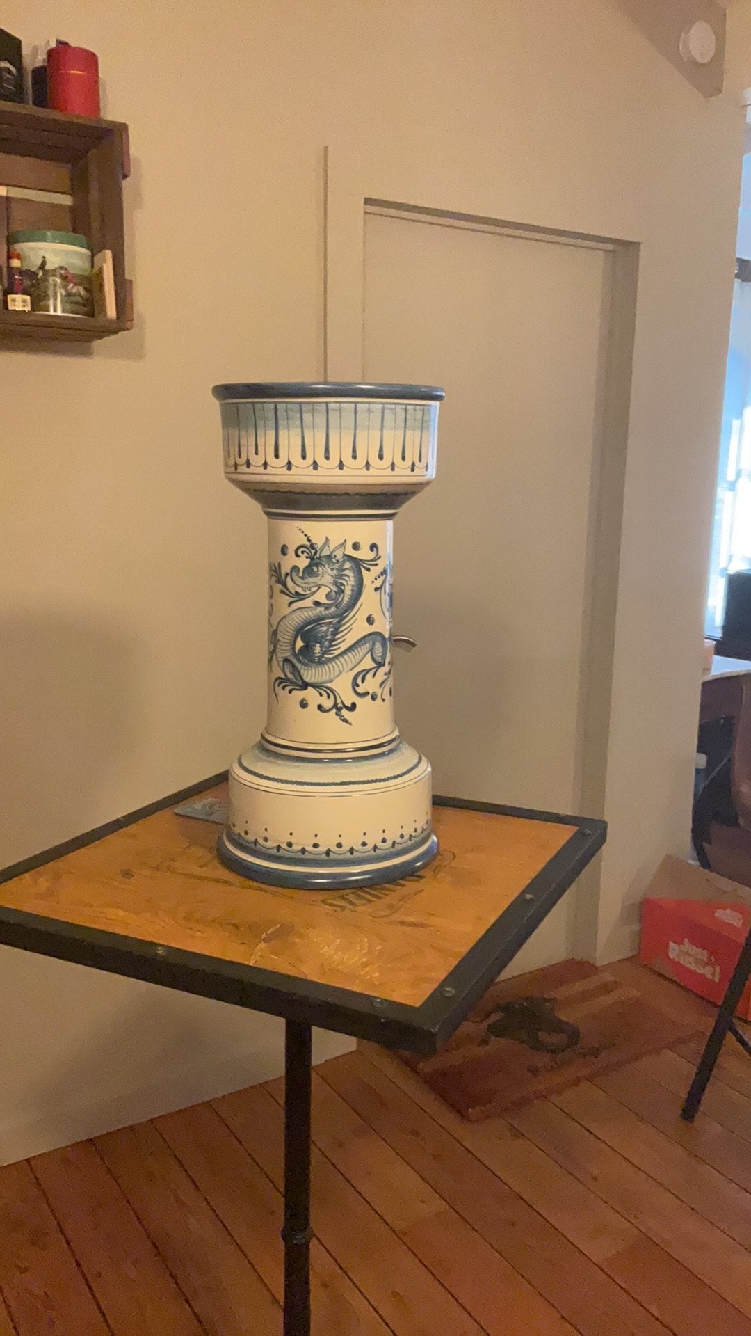 Handgeschilderd deruta keramiek, Huis en Inrichting, Ophalen, Gebruikt