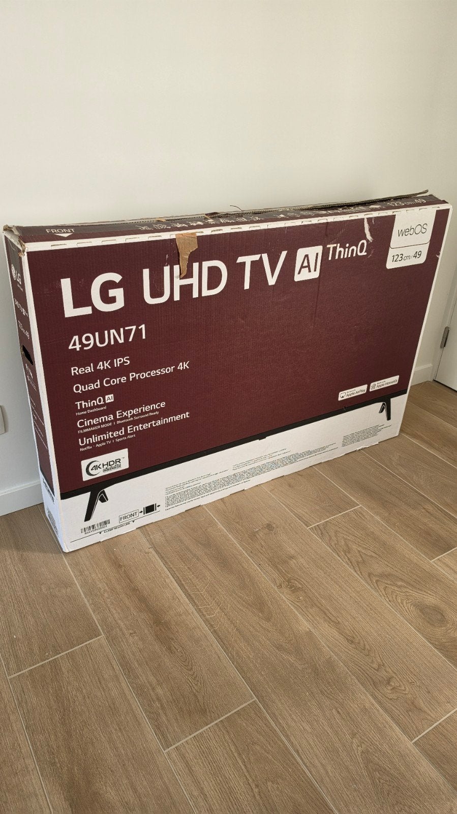 LG 49UN71006LB - 49 inch UHD Smart TV, Audio, Tv en Foto, Televisies, Ophalen, LED, 100 cm of meer, LG