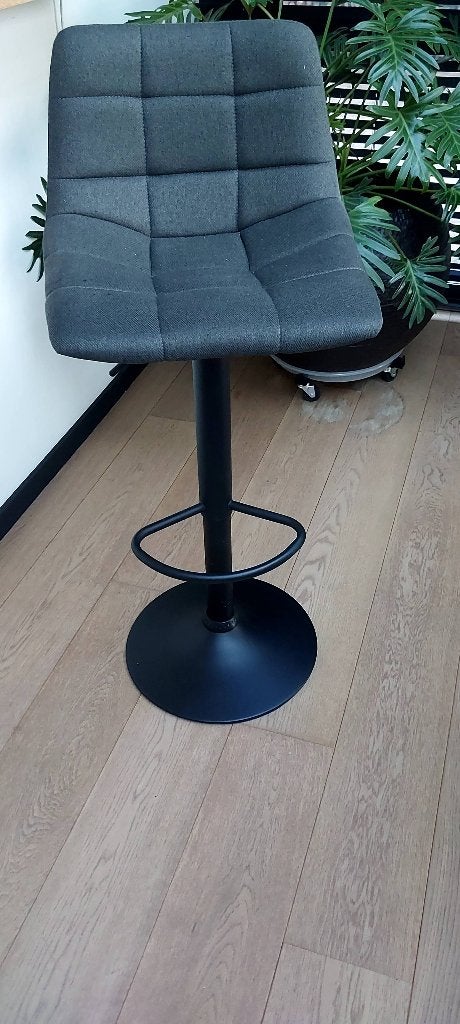 Barkrukken, Huis en Inrichting, Ophalen, Zo goed als nieuw, Modern, Grijs