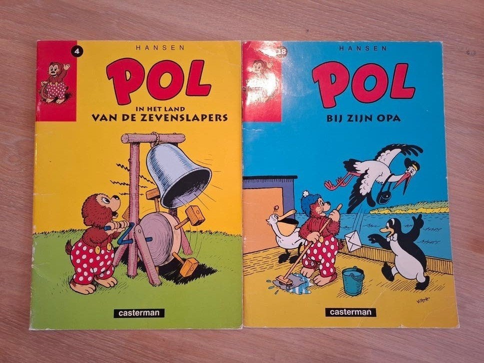 Strips Pol, Boeken, Ophalen of Verzenden, Gelezen, Hansen