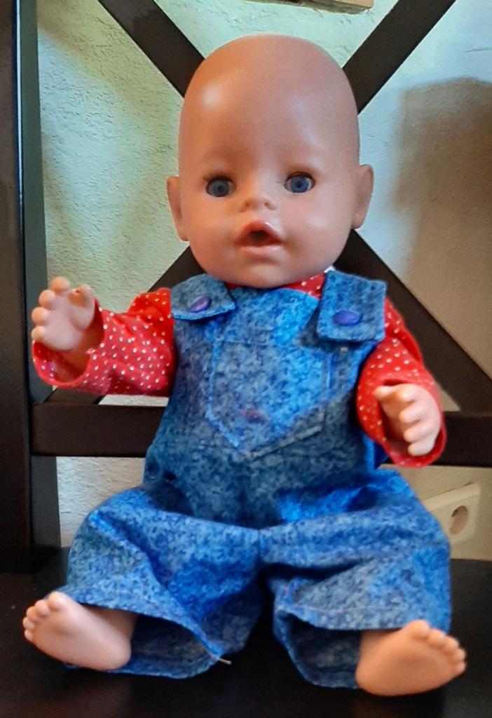Babypop in slaapzak, Ophalen, Zo goed als nieuw, Babypop