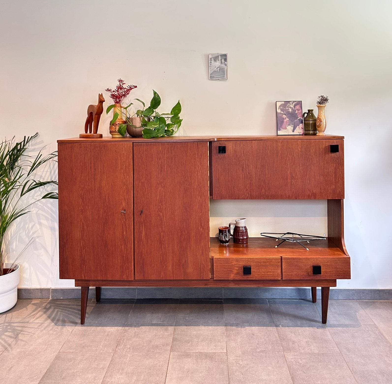 Vitage teak kast, Huis en Inrichting, Ophalen, Gebruikt