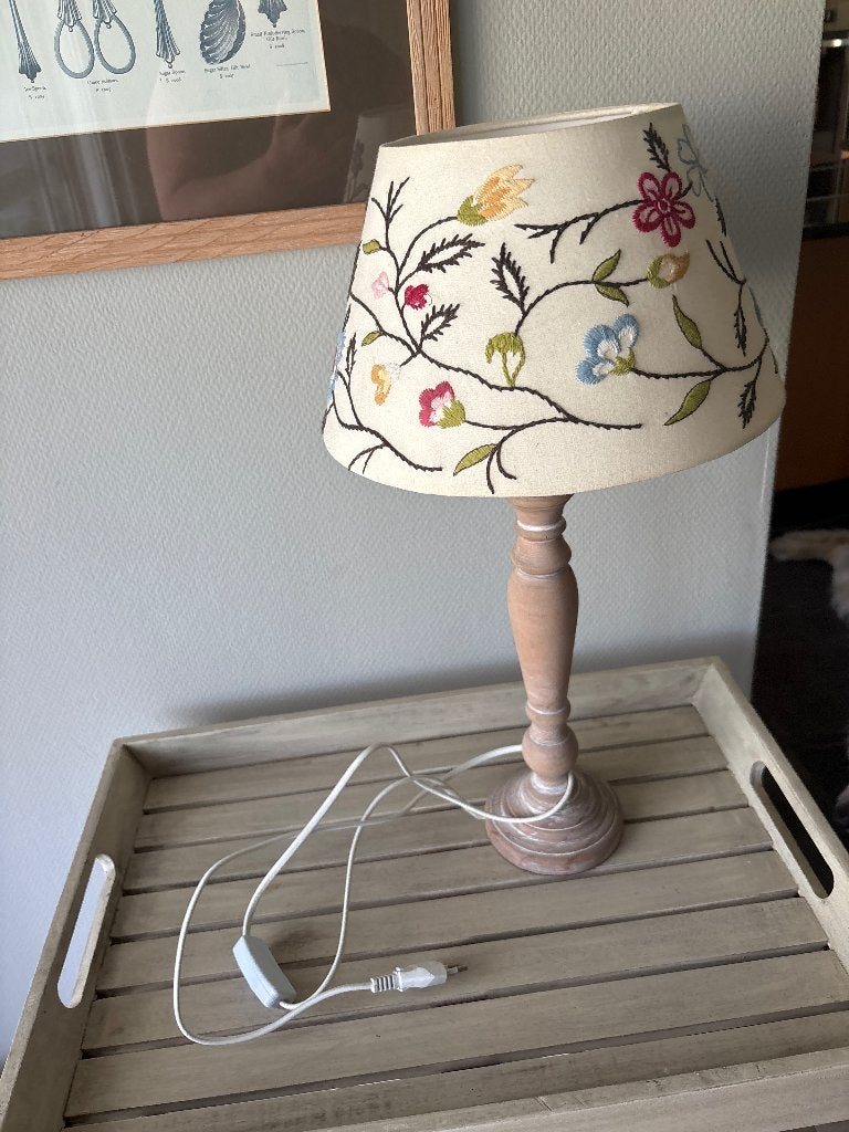 Decoratieve sfeerlampje, Ophalen, Met schakelaar, Textiel, Sfeerlamp