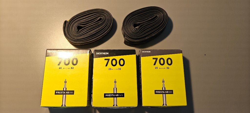 Decathlon Binnenbanden Presta 48mm 700c, Band, Nieuw, Ophalen of Verzenden, Decathlon