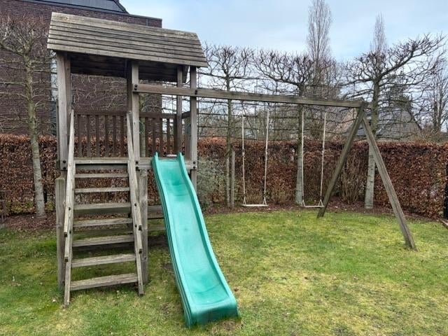 Houten speeltuig, Ophalen, Gebruikt, Schommel