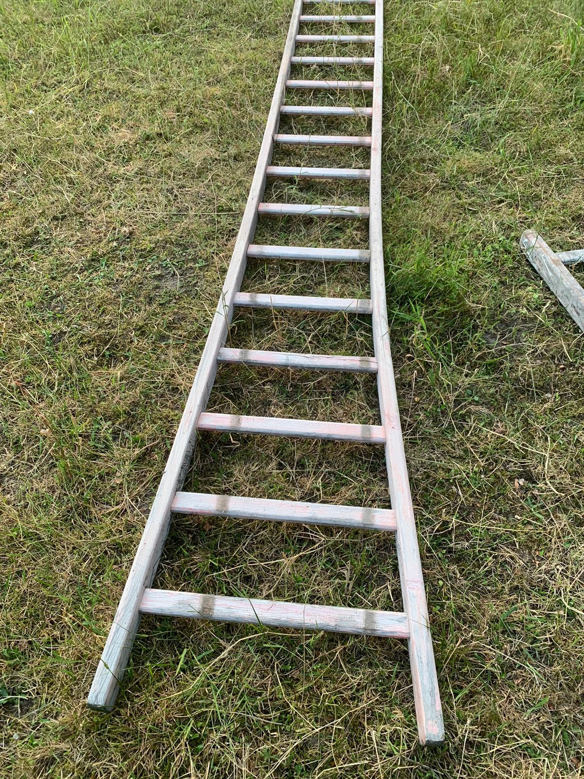 Houten ladder, Ophalen of Verzenden, Gebruikt, Ladder