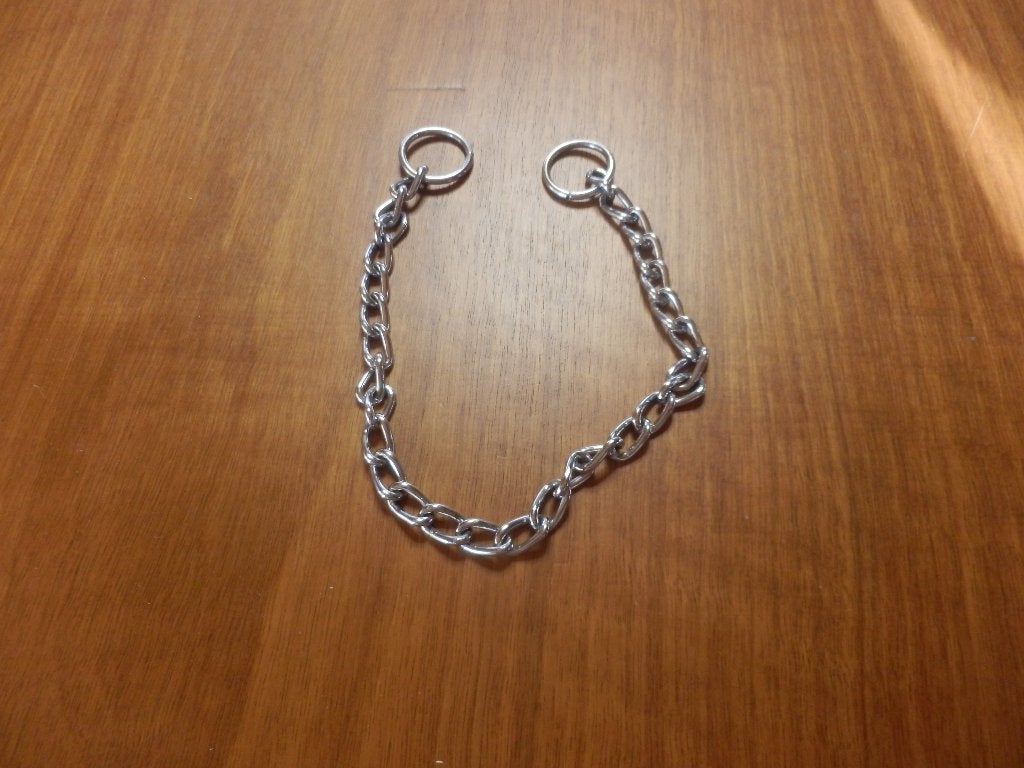 (19) - collier métal argenté petit chien, Animaux & Accessoires, Enlèvement ou Envoi, Comme neuf
