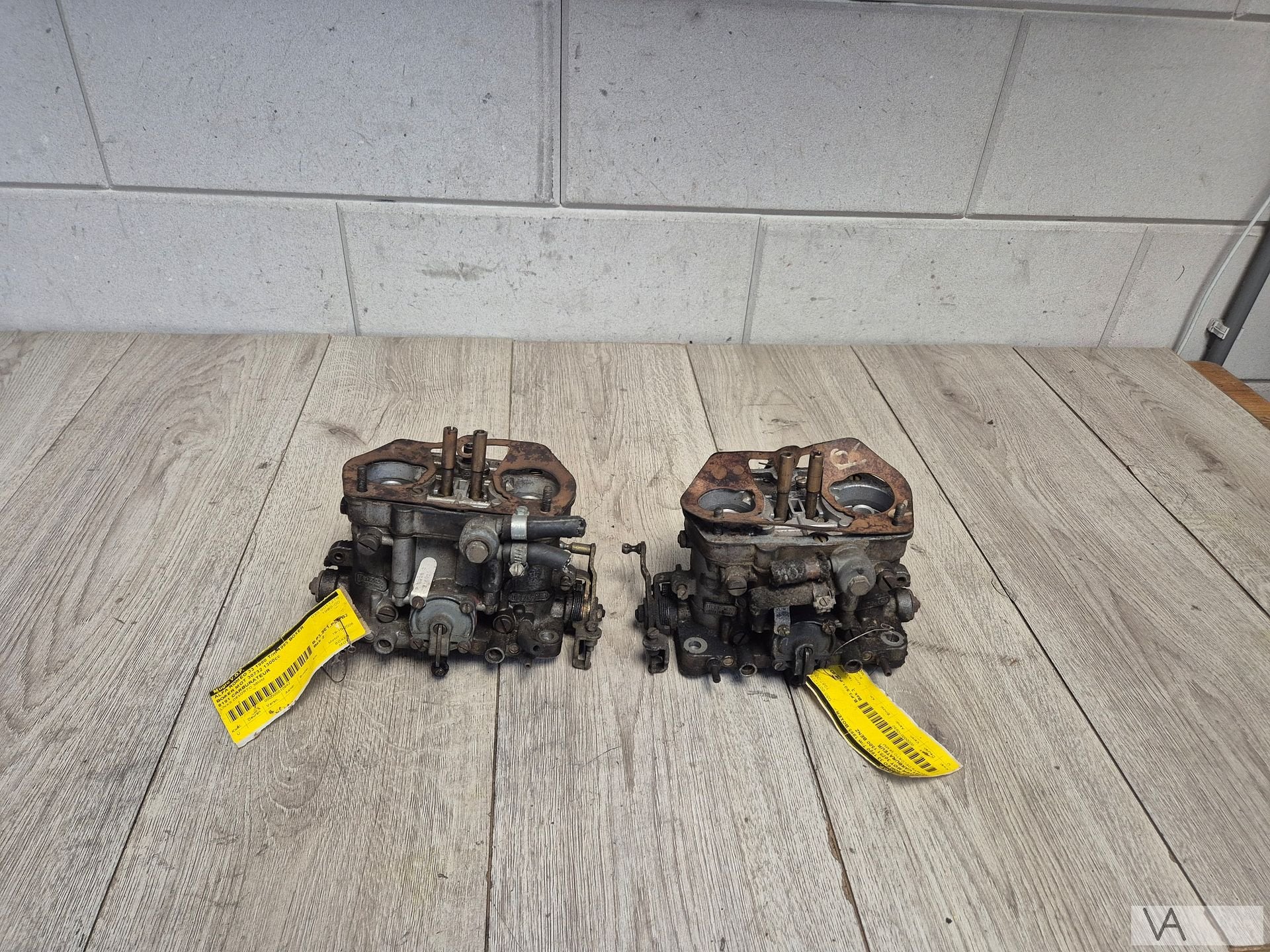 Carburateur SET van Alfa Romeo / VW Kever Dellorto DRLA36, Auto-onderdelen, Gebruikt, -, -, Ophalen of Verzenden