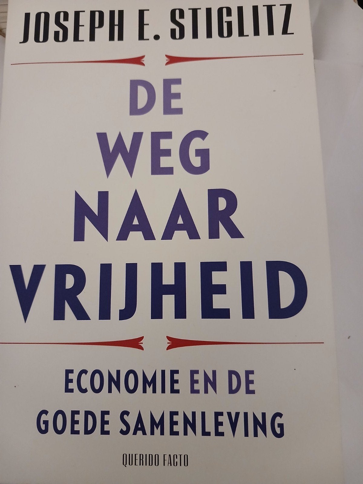 Joseph E. Stiglitz - De weg naar vrijheid, Ophalen, Joseph E. Stiglitz
