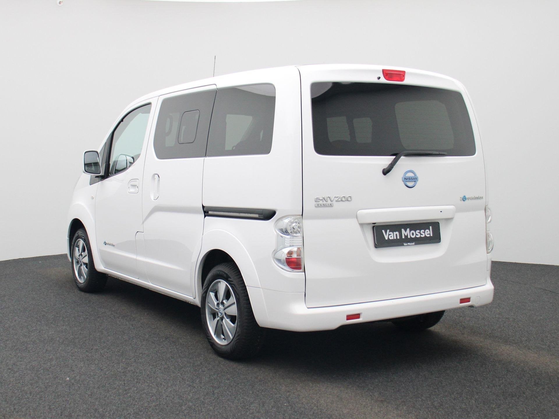Nissan e-NV200 Business 40 kWh, Auto's, Stof, Gebruikt, Automatische klimaatregeling, Wit