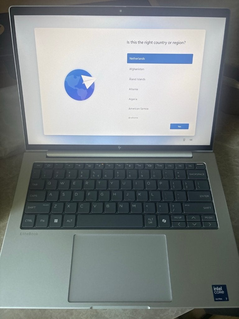 HP EliteBook 840 G11 Core Ultra 7 16Go DDR5 SSD 512Go, Hp, Qwerty, 14 pouces, Intel core ultra 7 255H
