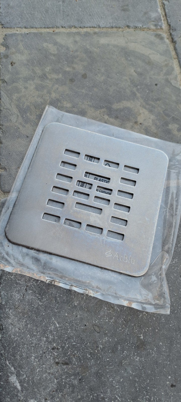Grille de douche originale en acier inoxydable Arblu mesuran, Enlèvement ou Envoi