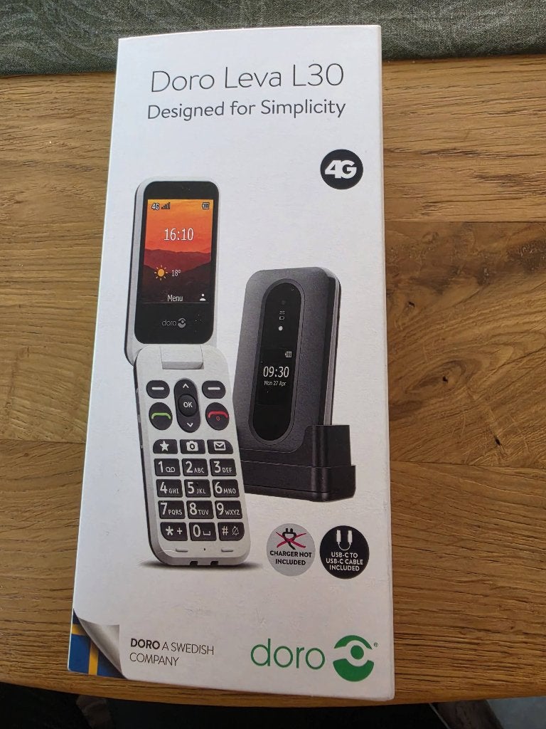 GSM Doro Leva L30, Télécoms, Enlèvement, Neuf, À clapet, Sans abonnement