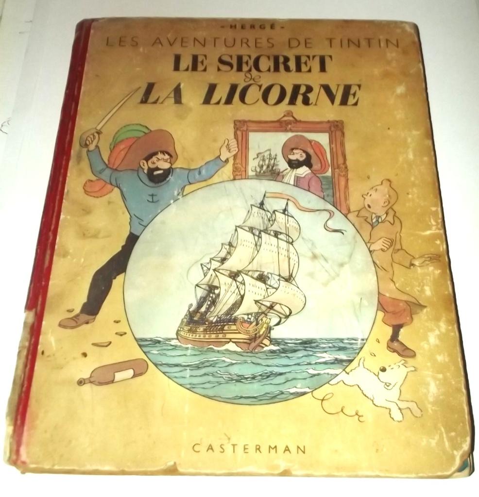 "Tintin" Le secret de la Licorne, Eén stripboek, Ophalen of Verzenden, Gelezen, Hergé
