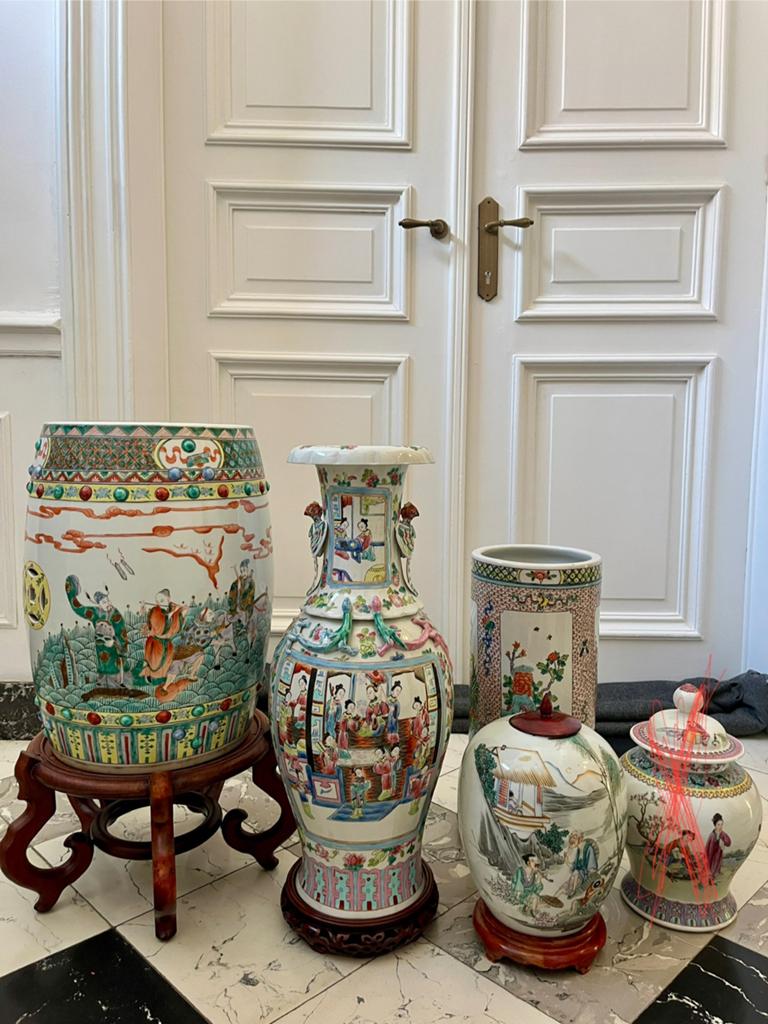 Groot lot chinees porselein, Antiek en Kunst, Ophalen of Verzenden