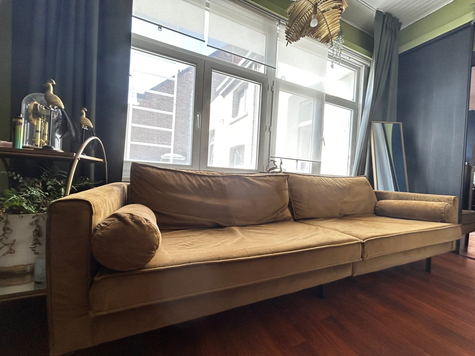 GRATIS Ruime zetel 275 cm, Ophalen, 250 tot 300 cm, Gebruikt, Rechte bank