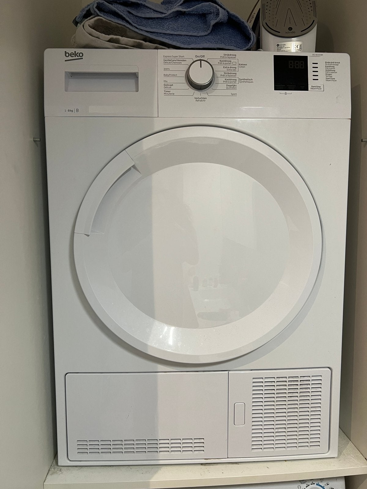Seche linge à condensation 8kg, Enlèvement, Comme neuf, À condensation