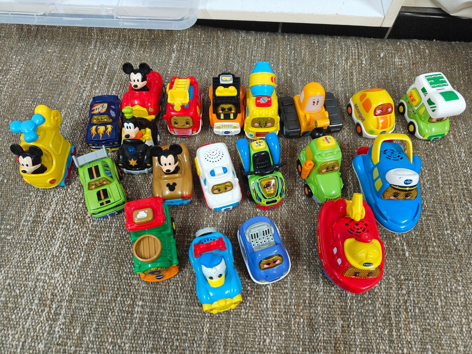 VTech auto's., Ophalen, Zo goed als nieuw, 6 maanden tot 2 jaar