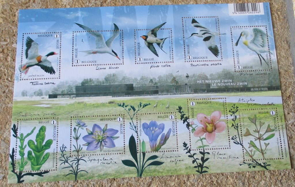 1 blok BL238 het nieuwe zwin, Frankeerzegel, Ophalen of Verzenden, Zonder stempel, Postfris