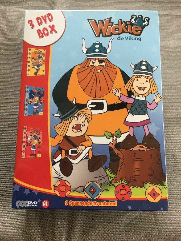 Wickie de Viking 3 dvd sealed box, Cd's en Dvd's, Ophalen, Nieuw in verpakking, Nederlands, Nederlands