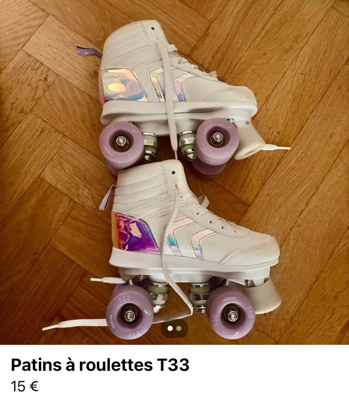 Patins a roulettes, Sports & Fitness, Patins à roulettes alignées, Enlèvement, Comme neuf