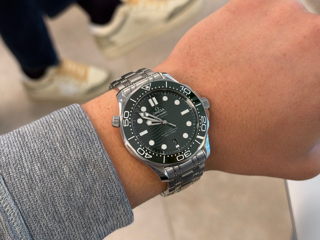 Omega Seamaster Diver 300M Co-Axial "Seaweed" – Full Set, Ophalen, Staal, Staal, Polshorloge