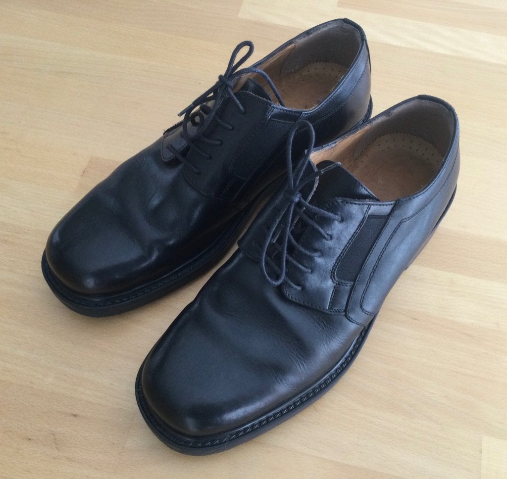 Herenschoenen, Zwart, Ophalen of Verzenden, Zo goed als nieuw, Veterschoenen