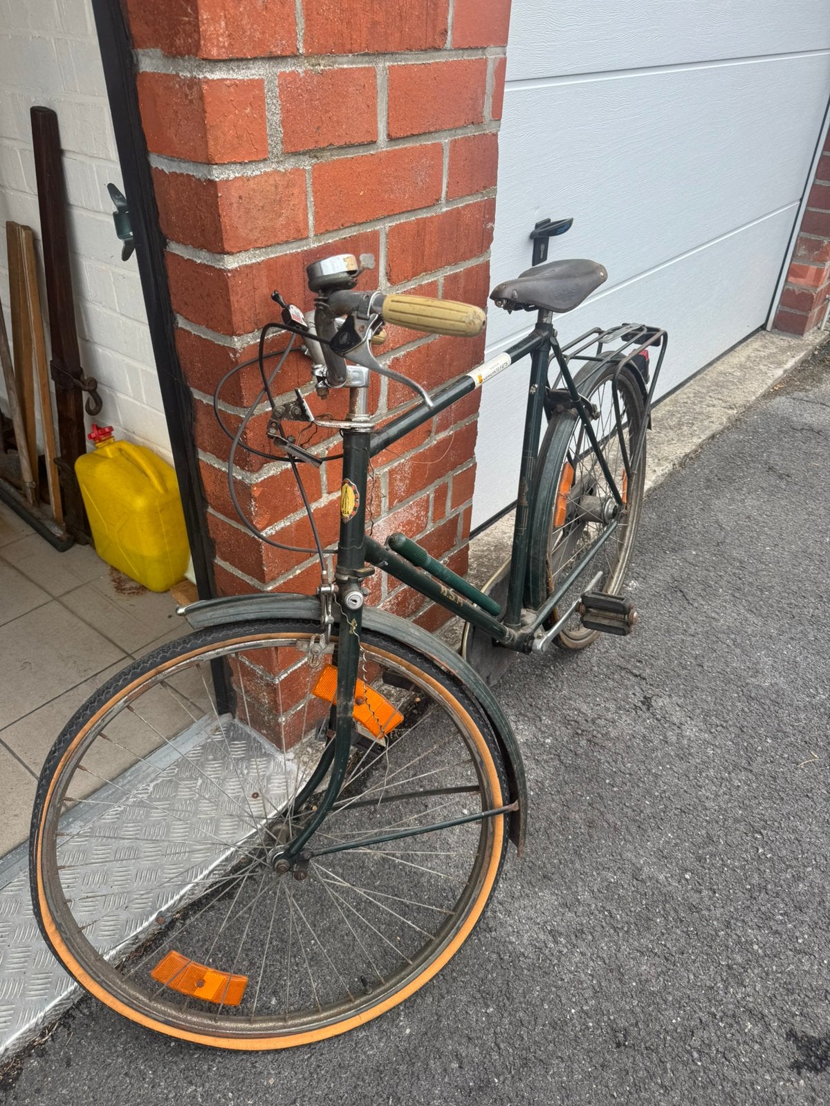 Retro fiets, Ophalen