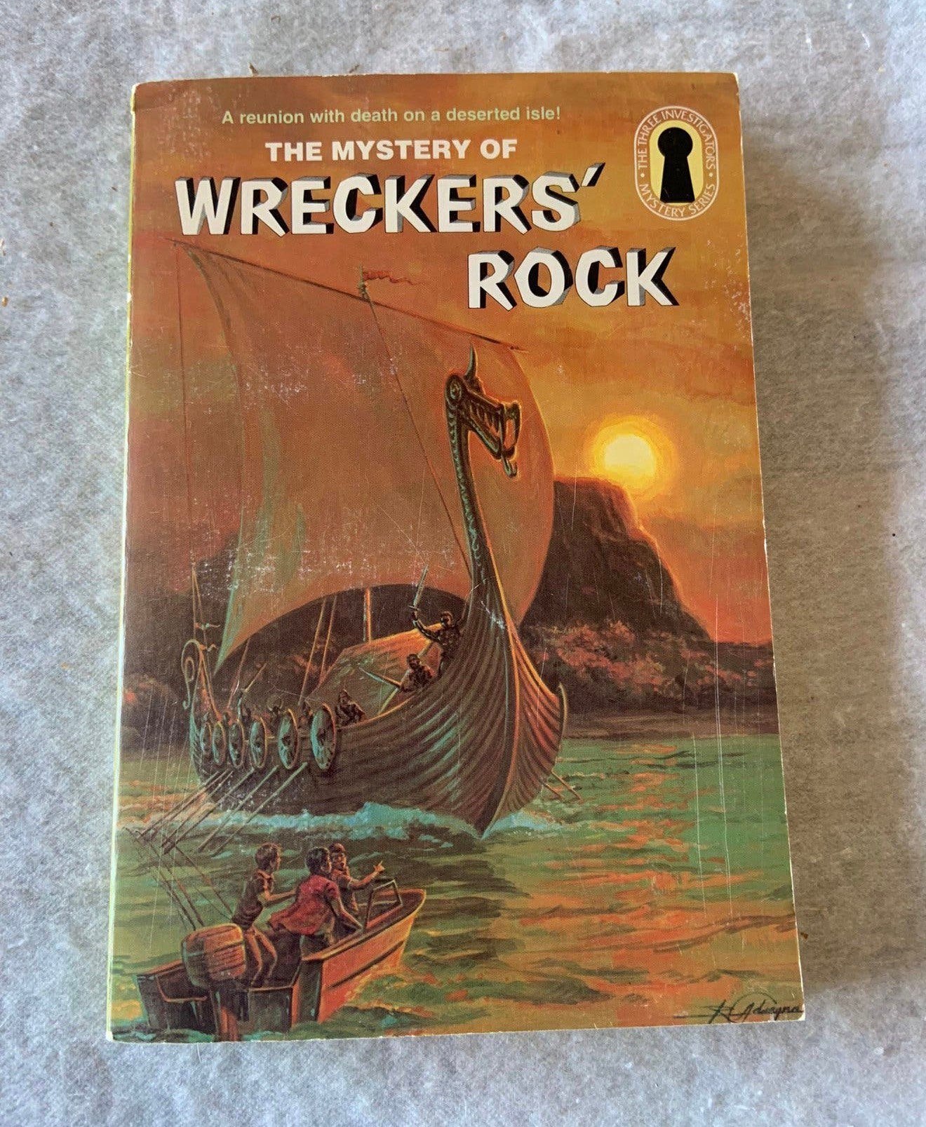 The Three Investigators Mystery of Wreckers Rock 1986 Rare, Boeken, Ophalen of Verzenden, Zo goed als nieuw