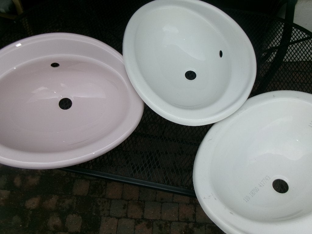 lavabo's polyester nieuw, Enlèvement
