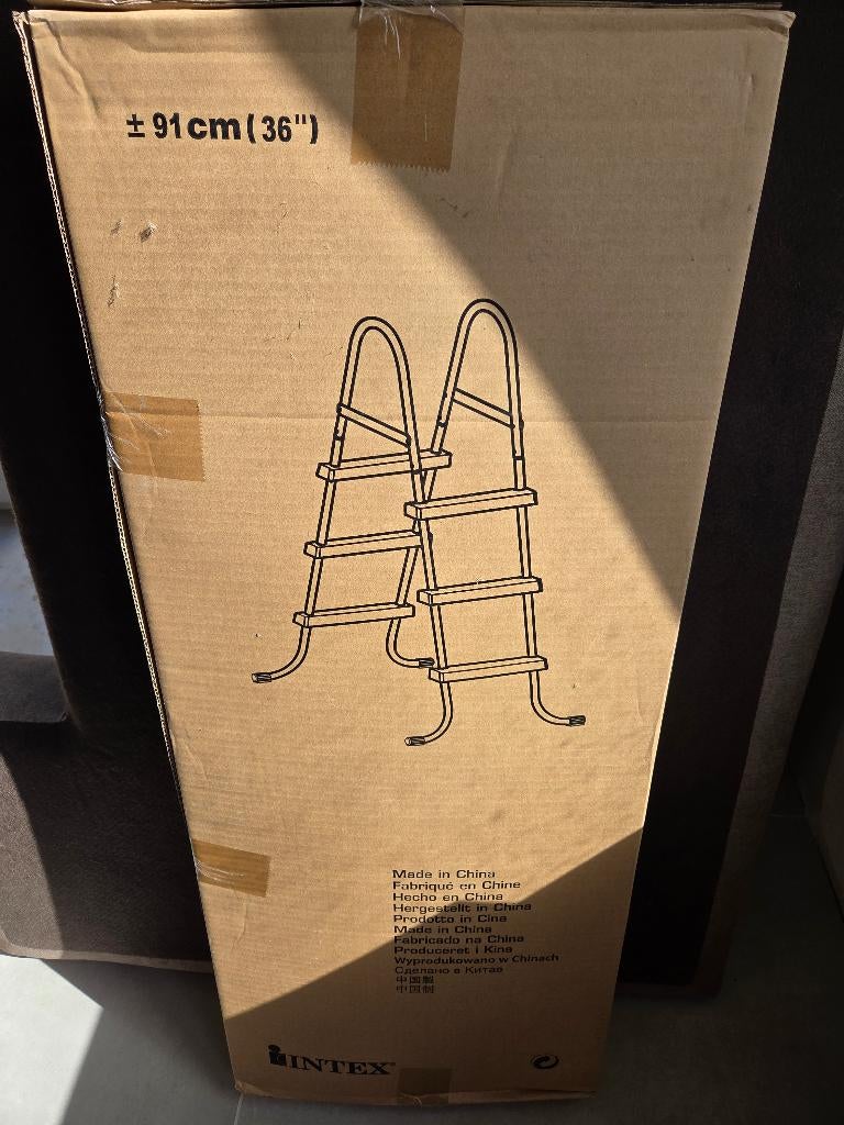 Ladder voor intex zwembad, Enlèvement, Neuf, Échelle
