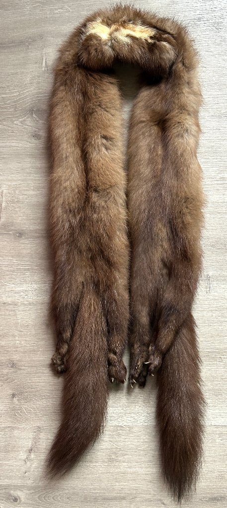 Vintage sjaal van sabelbont, Kleding | Dames, Maat 38/40 (M), Sans marque, Ophalen of Verzenden, Zo goed als nieuw