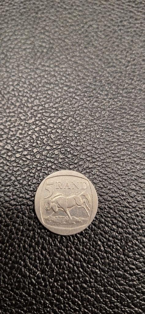 3#    Zuid-Afrika 5 rand 1994, Timbres & Monnaies, Monnaies | Afrique, Enlèvement ou Envoi, Afrique du Sud